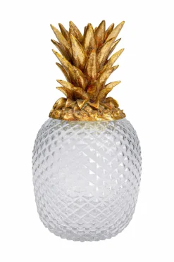 Clearance Dekorativ beholder Pineapple Småopbevaring