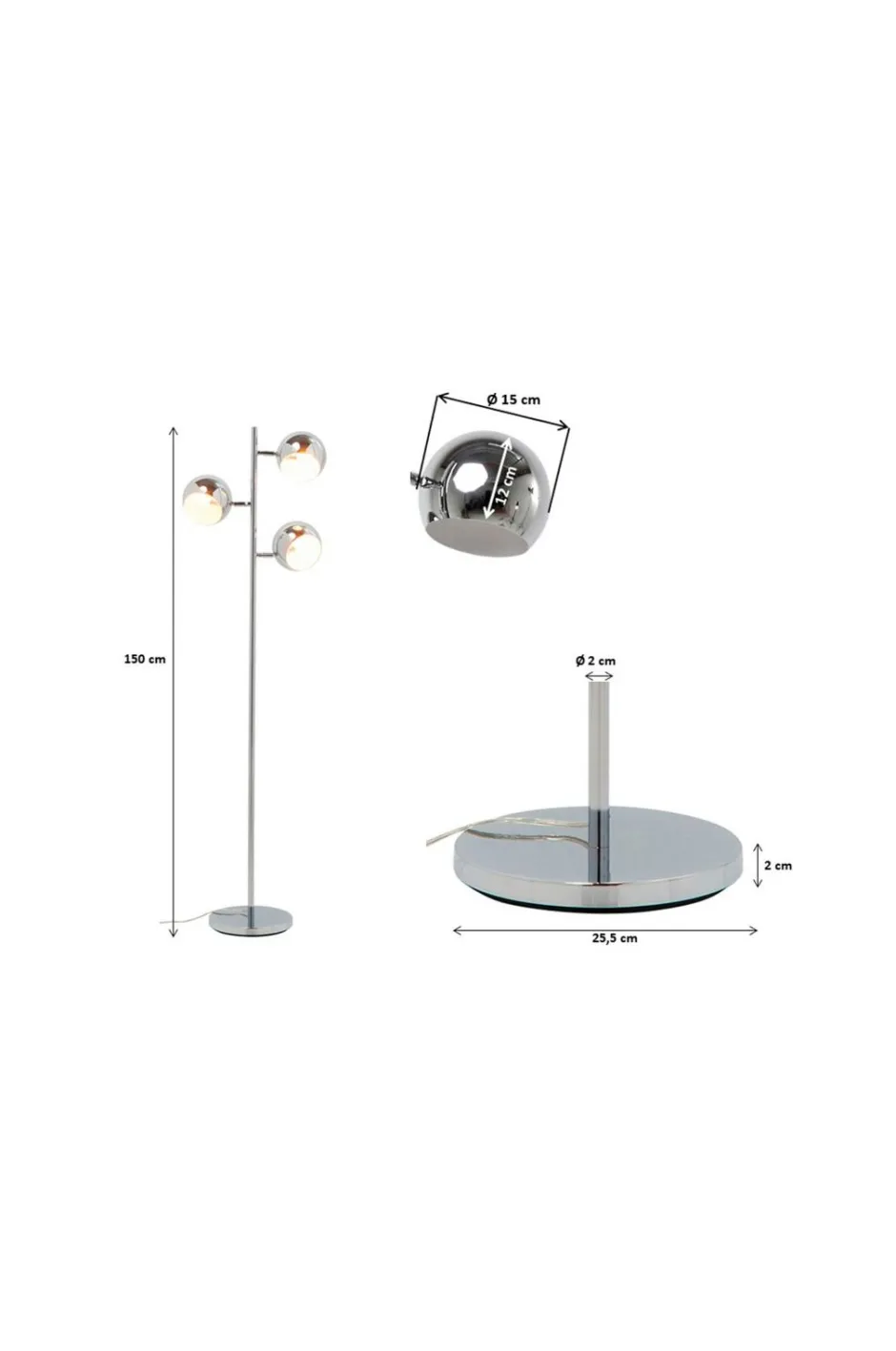 KARE Design Gulvlampe Calotta^ Gulvlamper