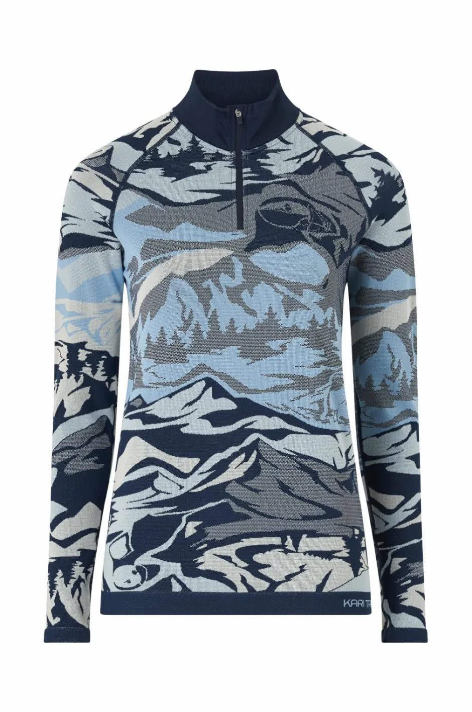 Online Termisk top Mille Half-zip Dame Skiundertøj|Skiundertøj