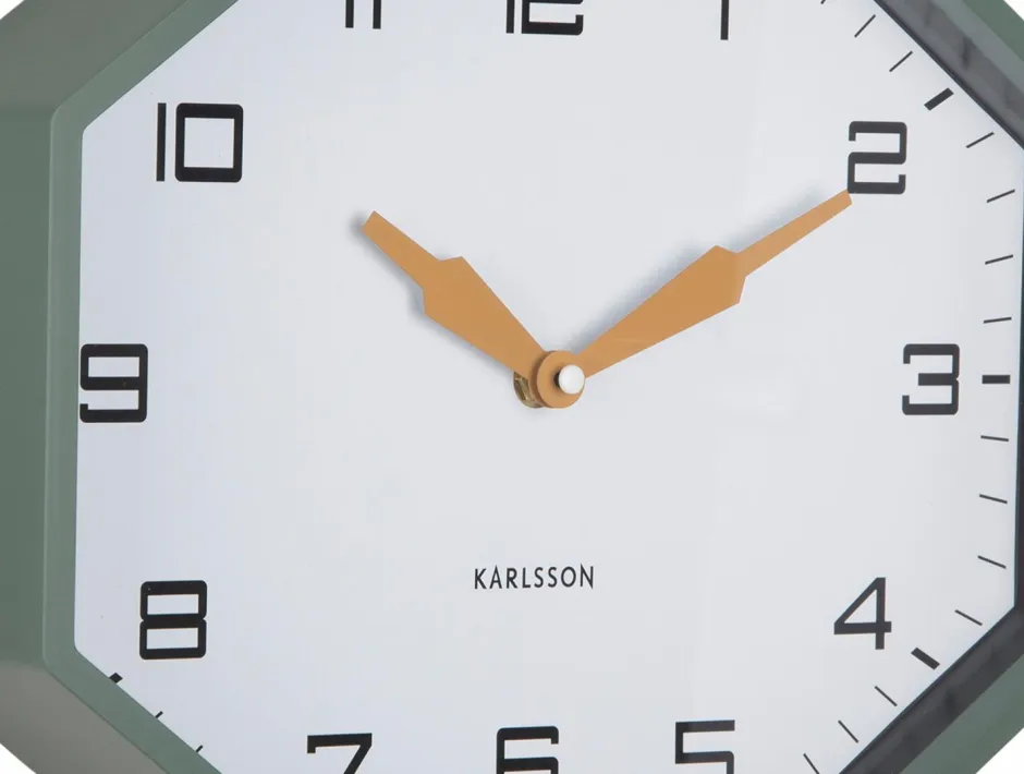 Karlsson Vægur Modern Factory Octagon^ Vægure