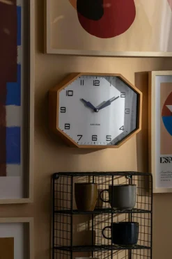 Karlsson Vægur Modern Factory Octagon^ Vægure