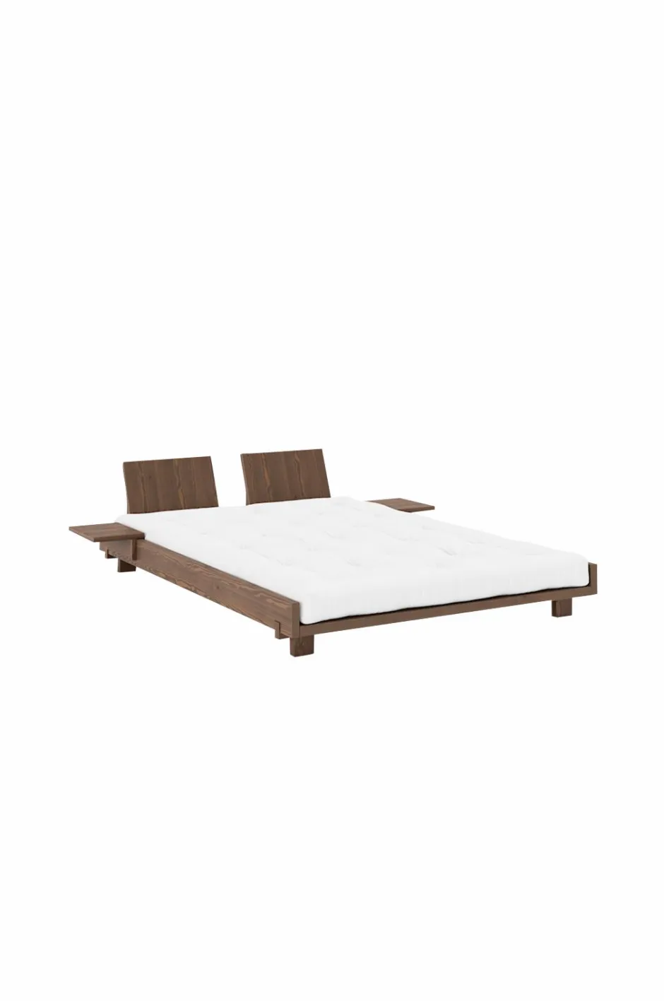 Outlet Social Bed W. 2 Pcs Back Rests And 2 Pcs Side Tables Senge & Madrasser