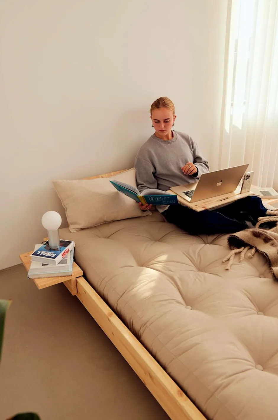 Karup Design Social Bed W. 2 Pcs Back Rests And 2 Pcs Side Tables^ Senge & Madrasser