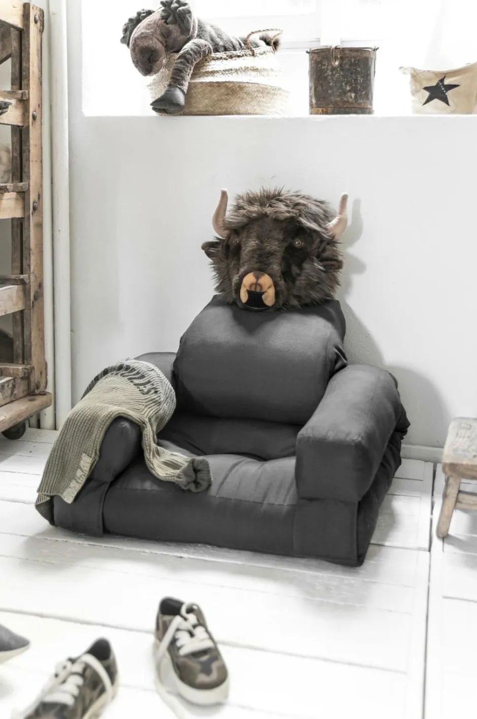 Online Stol + seng i ét Mini Hippo Børn Børnemøbler