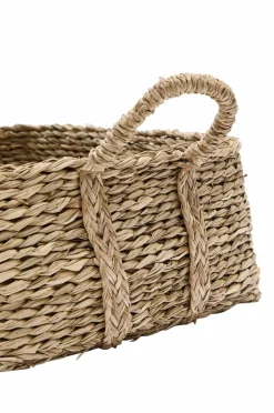 Kave Home Milly sæt med 2 kurve i naturfiber, 32 x 20 cm / 34 x 20 cm^ Kurve