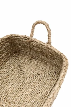 Kave Home Milly sæt med 2 kurve i naturfiber, 32 x 20 cm / 34 x 20 cm^ Kurve