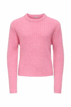 KIDS ONLY Pullover kogJeanett Life LS Rib O-neck CP KN^Børn Trøjer & Cardigans