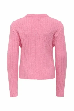 KIDS ONLY Pullover kogJeanett Life LS Rib O-neck CP KN^Børn Trøjer & Cardigans