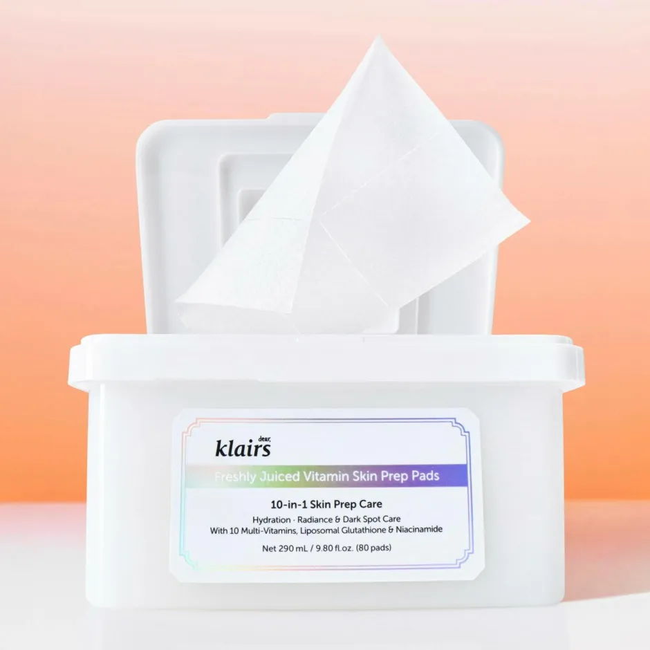 Klairs Freshly Jucied Vitamin Skin Prep 80 Pads^ Ansigtspleje|Ansigtspleje