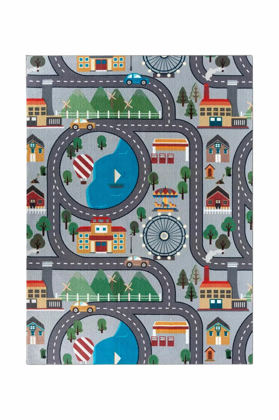 KM Home Børnetæppe Play^Børn Børnegulvtæpper