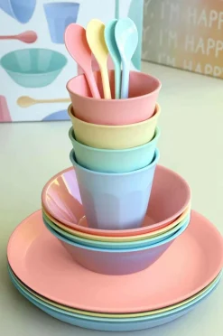 Bordservice Nora Macarons 16 dele Børn Barnevognstilbehør|Made & Trøste
