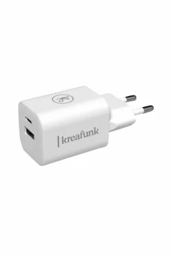 Kreafunk Vægoplader USB-C/USB A aDAPT^ Mobiltelefoner, Tablets & Tilbehør