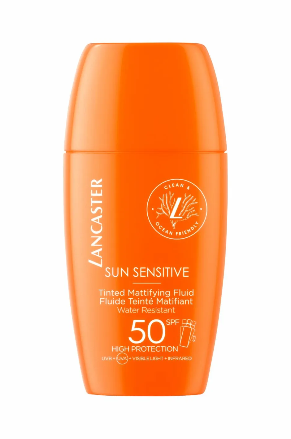 Sale Sun Sensitive Tinted Mattifying Fluid SPF50 30 ml Solbeskyttelse