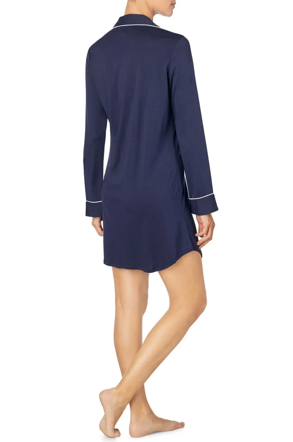 Discount Natskjorte LRL Hammond Knit Collar Sleepshirt Dame Nattøj