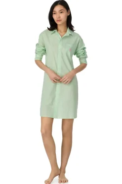 Lauren Ralph Lauren Pyjamasskjorte Lrl L/S Roll Tab His Sleepshirt^Dame Nattøj