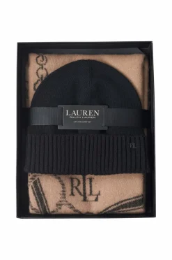 Lauren Ralph Lauren Kasket + tørklæde Acrylic Blend-eqst Scrf Ht-gbx^Dame Tørklæder & Halstørklæder