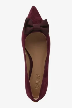 Lauren Ralph Lauren Ballerinasko Londyn Bow-Flats-Ballet^Dame Ballerinasko