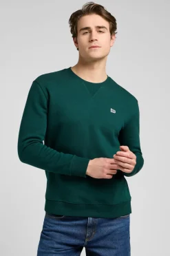 Lee Sweatshirt Patch Crew Sws^ Sweatshirts & Hoodies