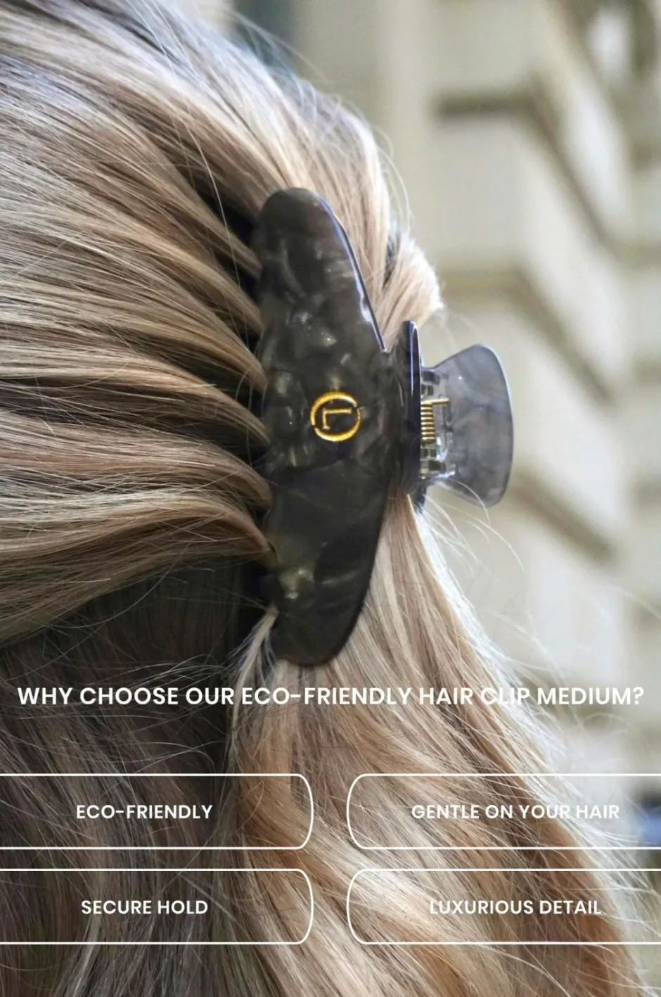 Clearance Eco-Friendly Claw Clip Medium Dame Håraccessories|Håraccessories