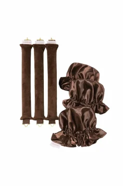 Lenoites Heatless Curling Rods With Caps 3-Pakke Set^ Styling