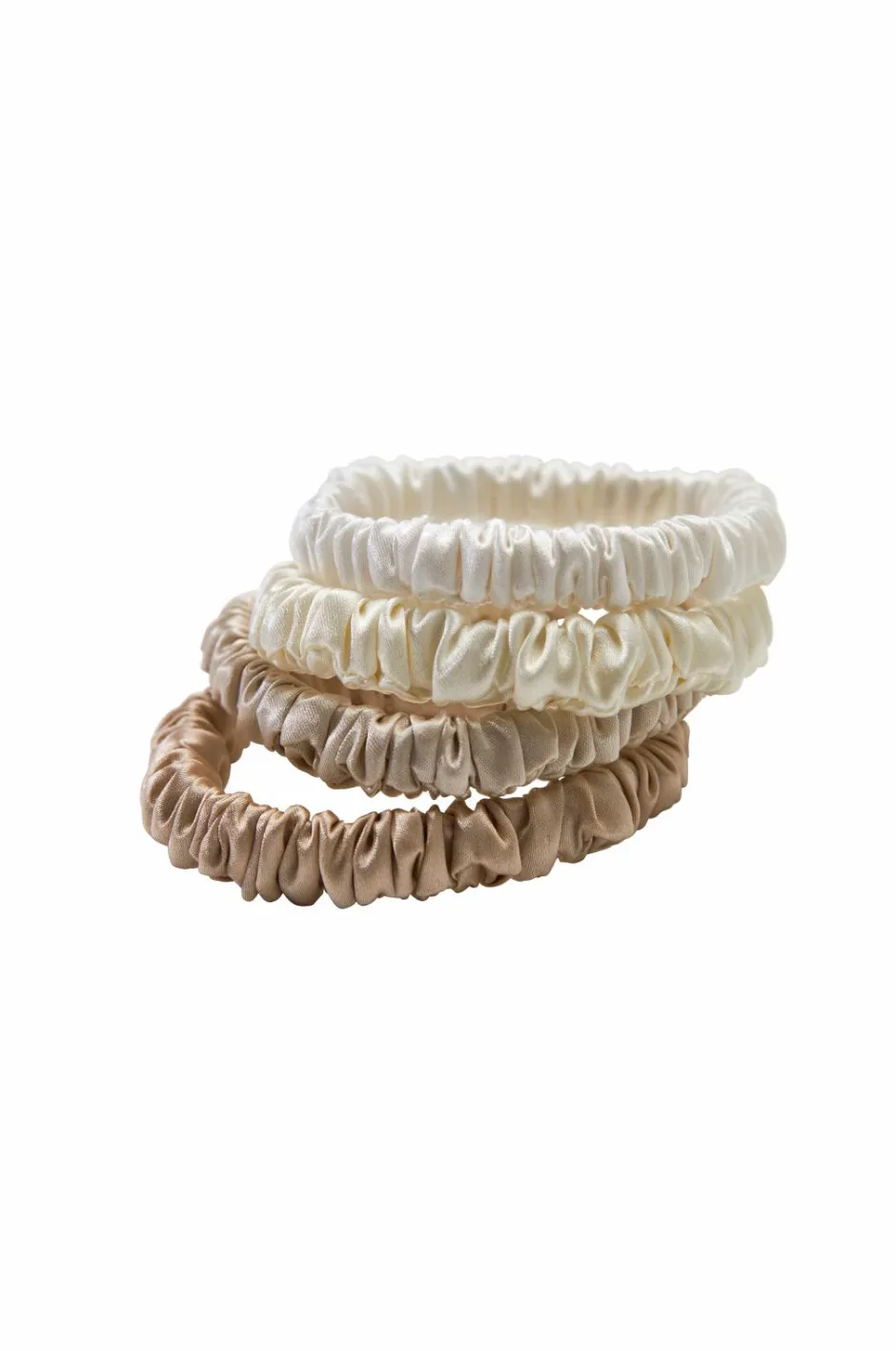 Best Mulberry Silk Skinny Scrunchies Dame Håraccessories|Håraccessories
