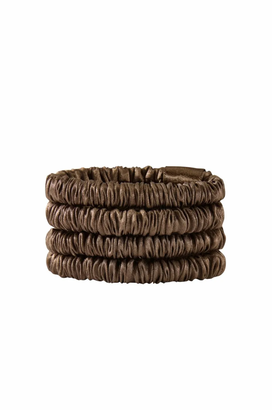 Lenoites Mulberry Silk Skinny Scrunchies^Dame Håraccessories|Håraccessories