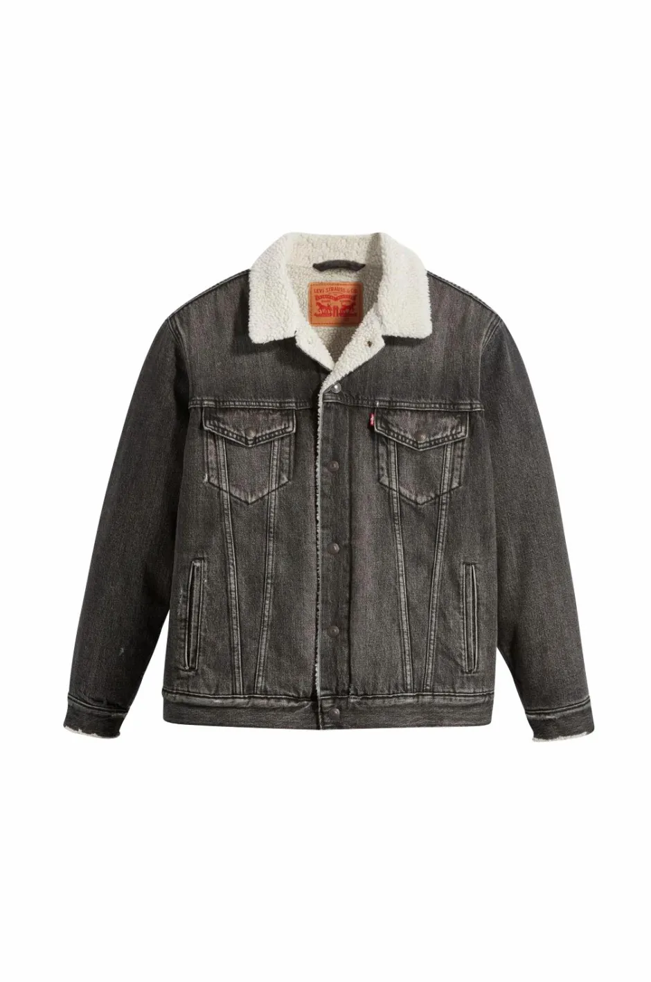 Discount Fløjlsjakke Relaxed Fit Sherpa Trkr Jakker & Frakker