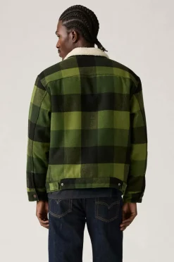 Outlet Jakke Relaxed Fit Plaid TR Jakker & Frakker