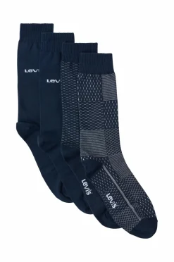 Outlet Strømper Reg Cut Denim 4-pak Undertøj