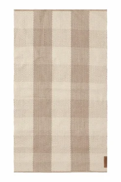 Clearance Ternet jute-tæppe Jute- & Sisaltæpper