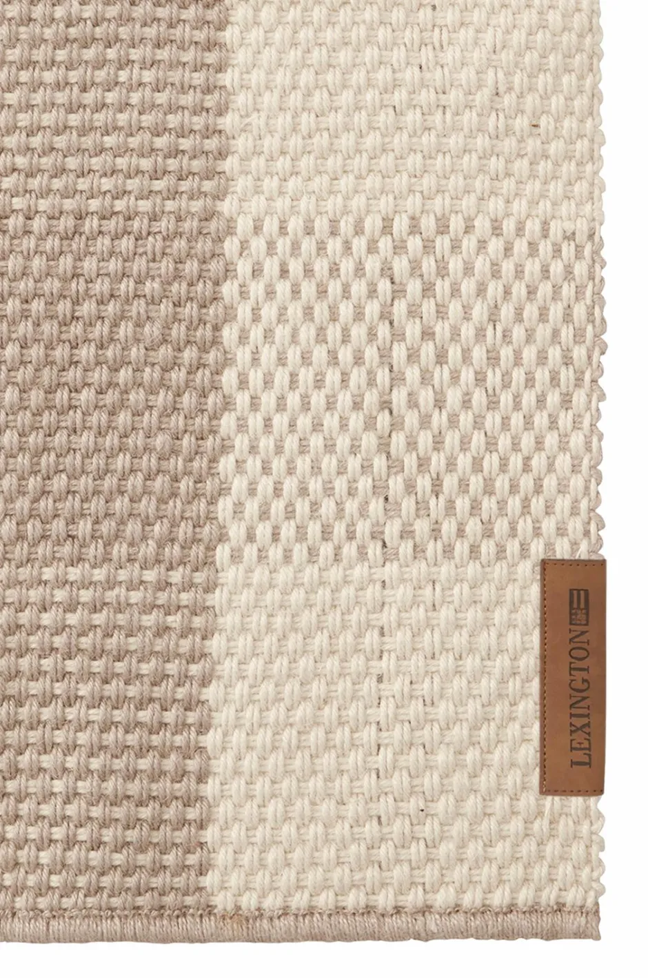 Clearance Ternet jute-tæppe Jute- & Sisaltæpper