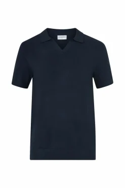 Outlet Poloshirt Ecovero S/s V-neck Polo Poloshirts
