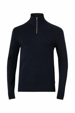Clearance Trøje Half Zip Melange Knit Trøjer