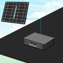 Sale Foldbart solcellepanel 1 x USB-A 7W Mobiltelefoner, Tablets & Tilbehør