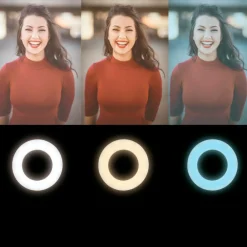 LogiLink Ring Light for Smartphone^ Mobiltelefoner, Tablets & Tilbehør