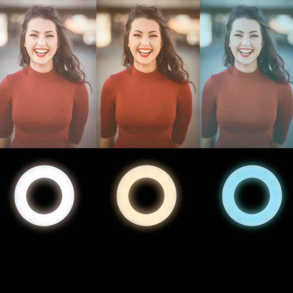 LogiLink Ring Light for Smartphone^ Mobiltelefoner, Tablets & Tilbehør