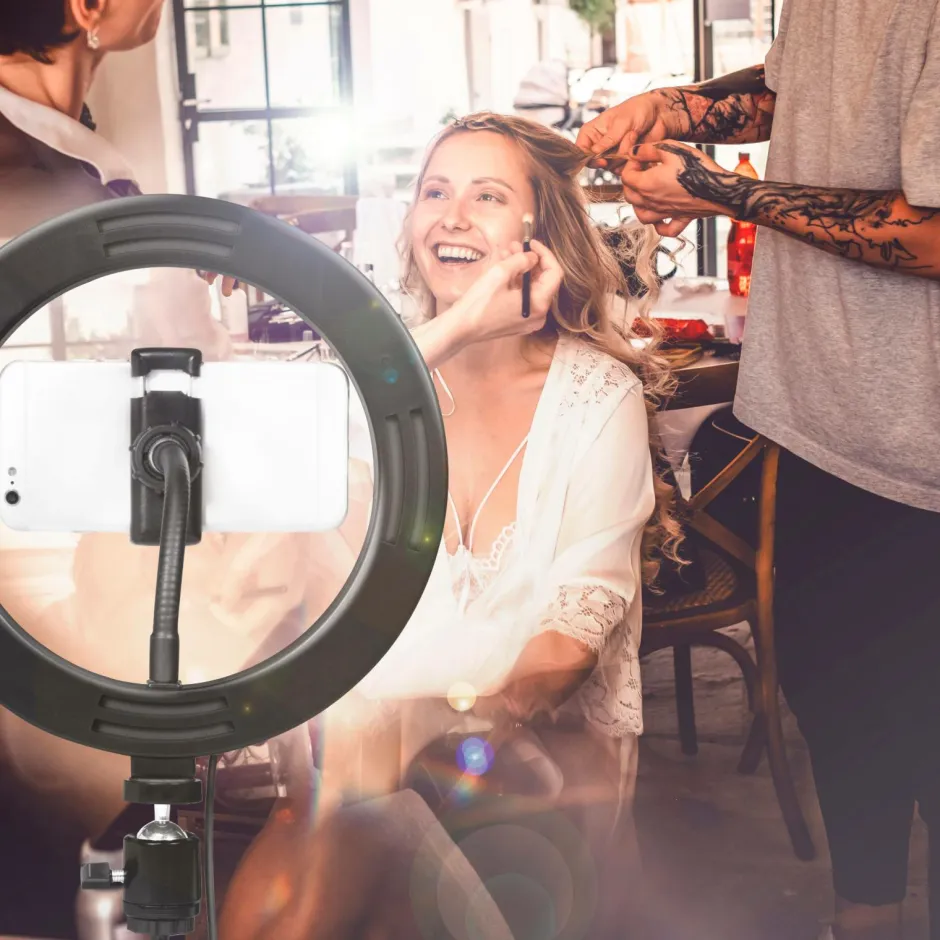 LogiLink Ring Light for Smartphone^ Mobiltelefoner, Tablets & Tilbehør