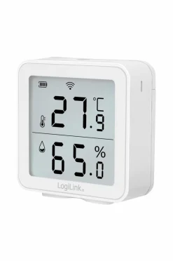 LogiLink Smart temperatur- og fugtighedssensor Wifi Tuya^ Værktøj & Have