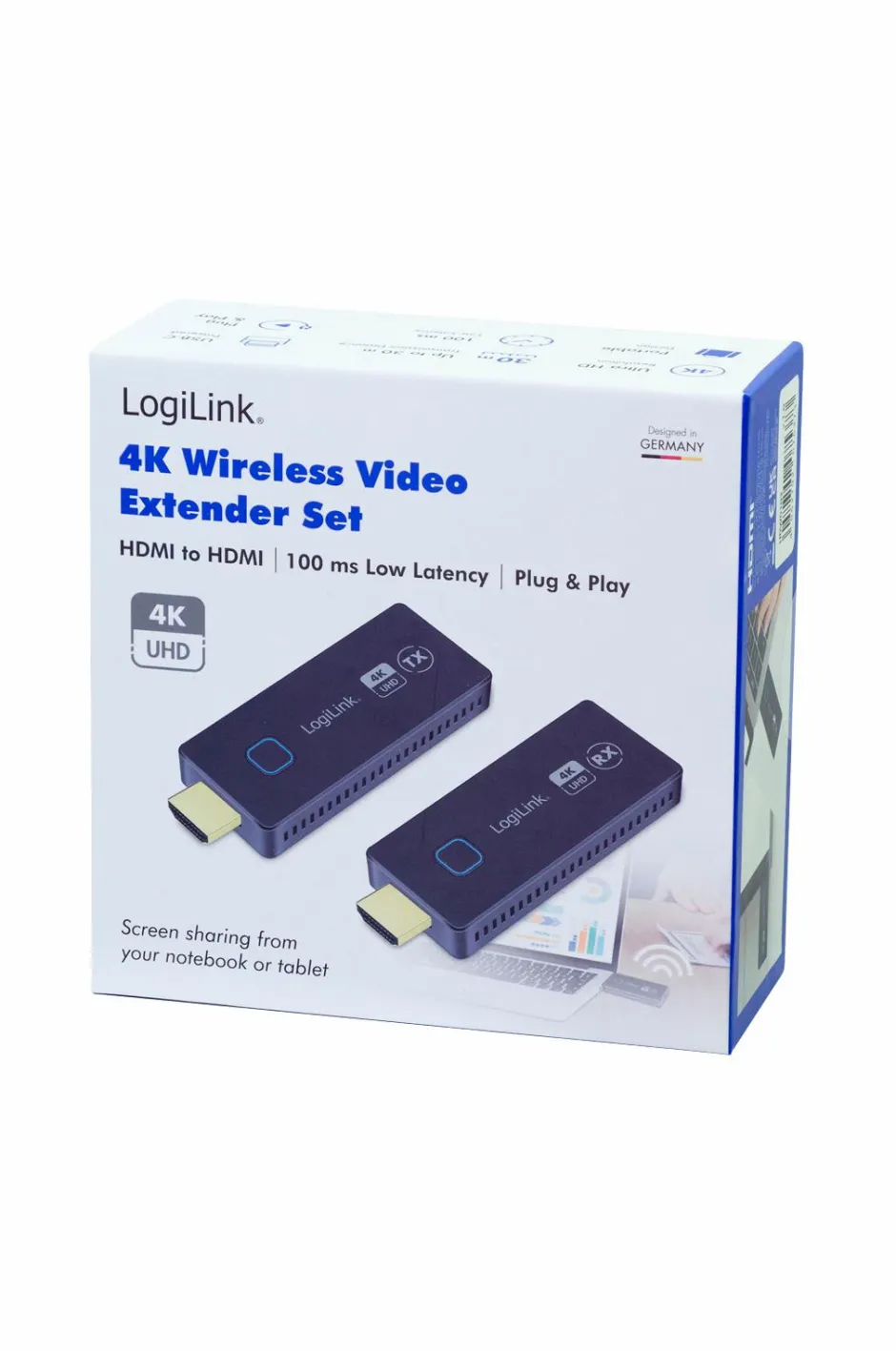 Online Trådløs transmission HDMI til HDMI 4k 60hz Computertilbehør