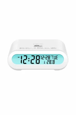 LogiLink Urradio med temperatur/luftfugtighed - USB-C/batteristrøm^ Tv, Lyd & Det Smarte Hjem