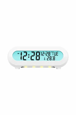 LogiLink Urradio med temperatur/luftfugtighed - USB-C/batteristrøm^ Tv, Lyd & Det Smarte Hjem