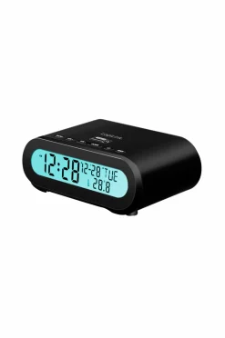 LogiLink Urradio med temperatur/luftfugtighed - USB-C/batteristrøm^ Tv, Lyd & Det Smarte Hjem