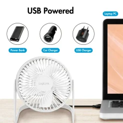 Clearance USB Bordventilator ø 15,24 cm Husholdningselektronik