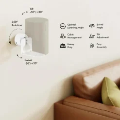 LogiLink Vægbeslag Sonos Era 100 / Era 300^ Tv, Lyd & Det Smarte Hjem
