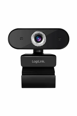 LogiLink Webkamera HD 1080p med indbygget mikrofon^ Computertilbehør