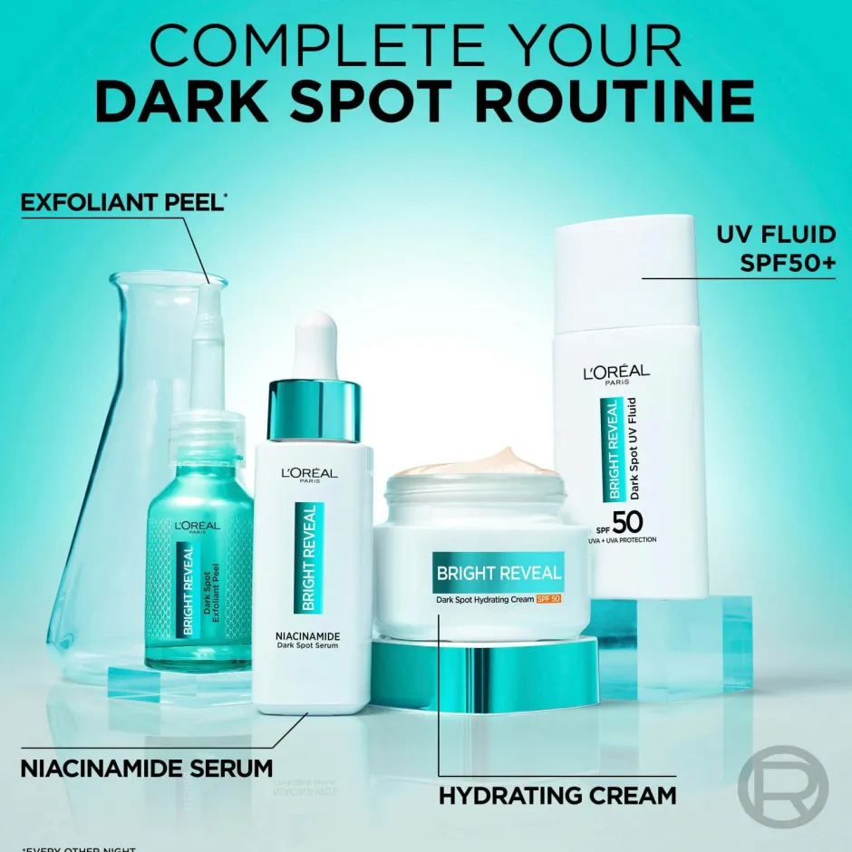 L'Oréal Paris Bright Reveal Niacinamide Dark Spot Exfoliant Peel^ Ansigtspleje|Ansigtspleje