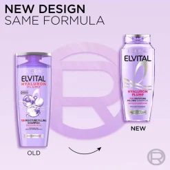 L'Oréal Paris Elvital Hyaluron Plump Shampoo For Dehydrated Hair^ Hårpleje