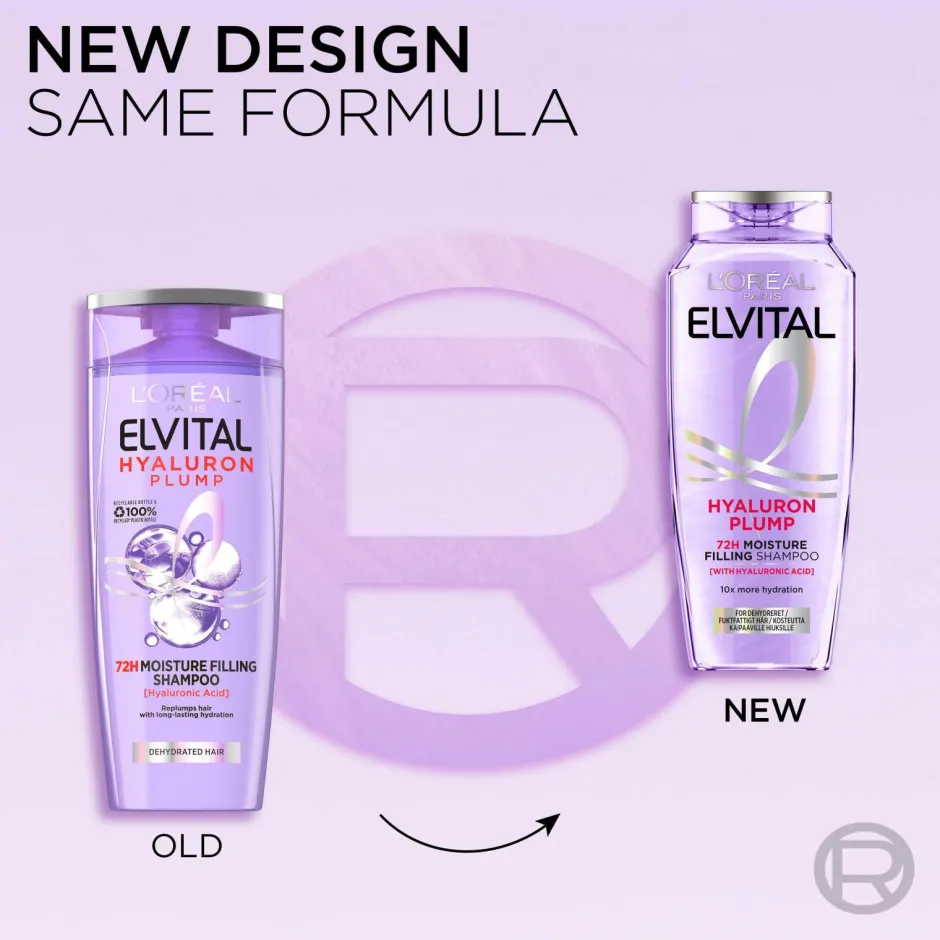L'Oréal Paris Elvital Hyaluron Plump Shampoo For Dehydrated Hair^ Hårpleje