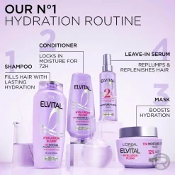 Hot Elvital Hyaluron Plump Shampoo For Dehydrated Hair Hårpleje