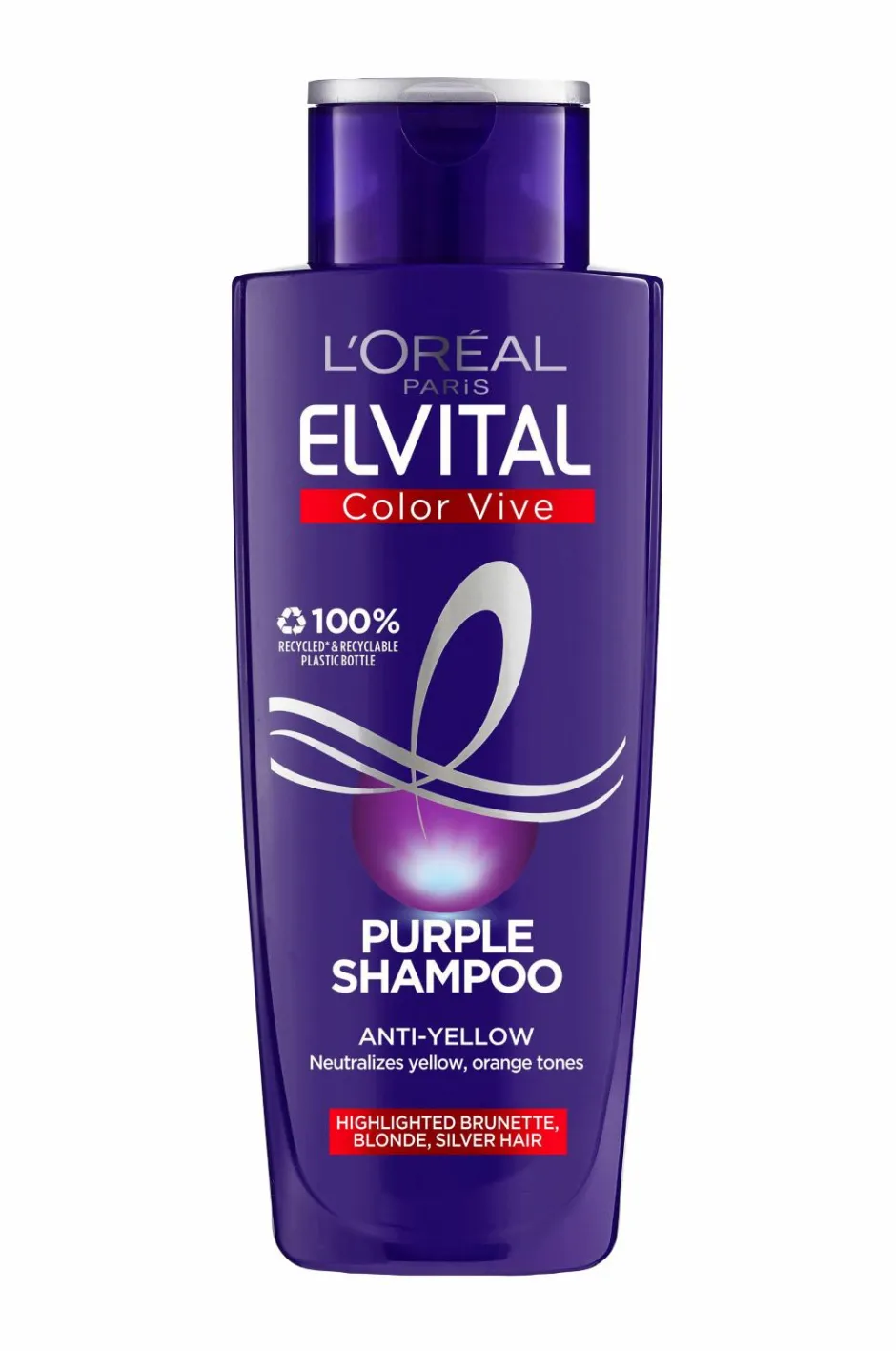 Clearance Elvital Color Vive Purple Shampoo For Colored Hair 200 Ml Hår|Hår